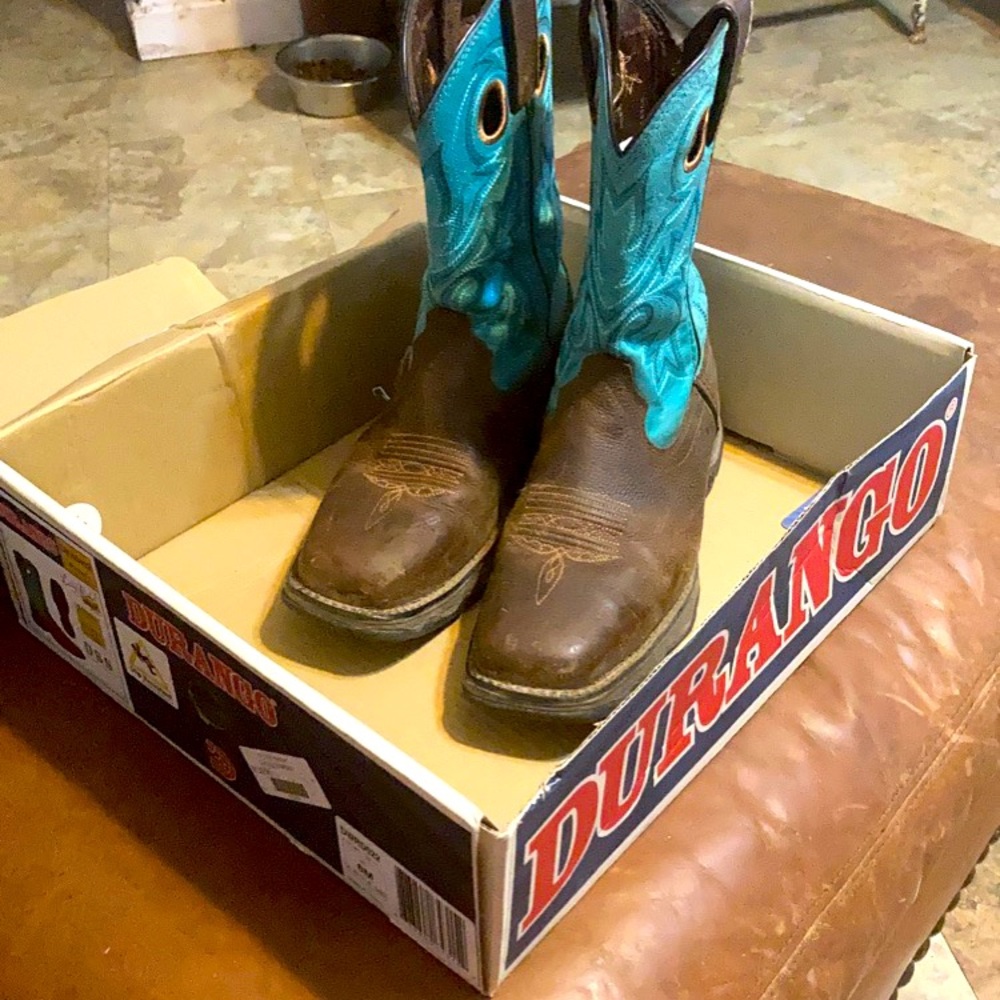 Durango lady rebel steel toe size 8